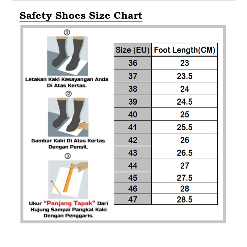 Lightweight Safety Shoes | Waterproof | Light Reflected