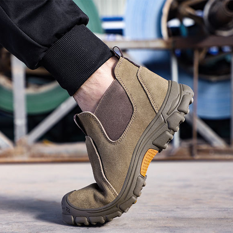 Welder Safety Shoes | Suede Cow Leather | Safety Welder Boots