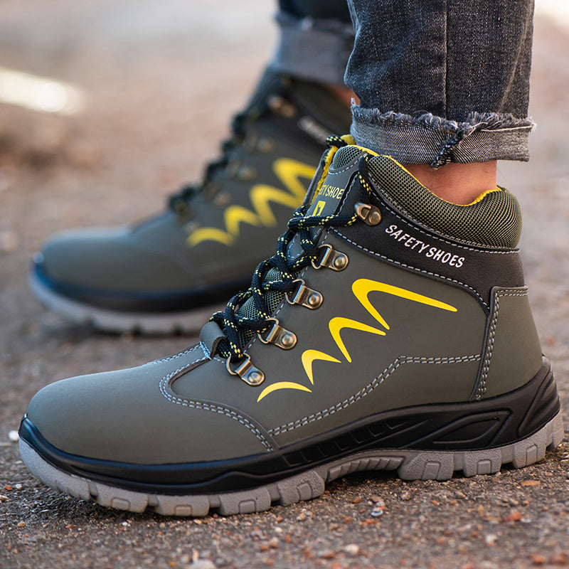 Midcut Safety Shoes | Waterproof | Ankle Protect | Lightweight